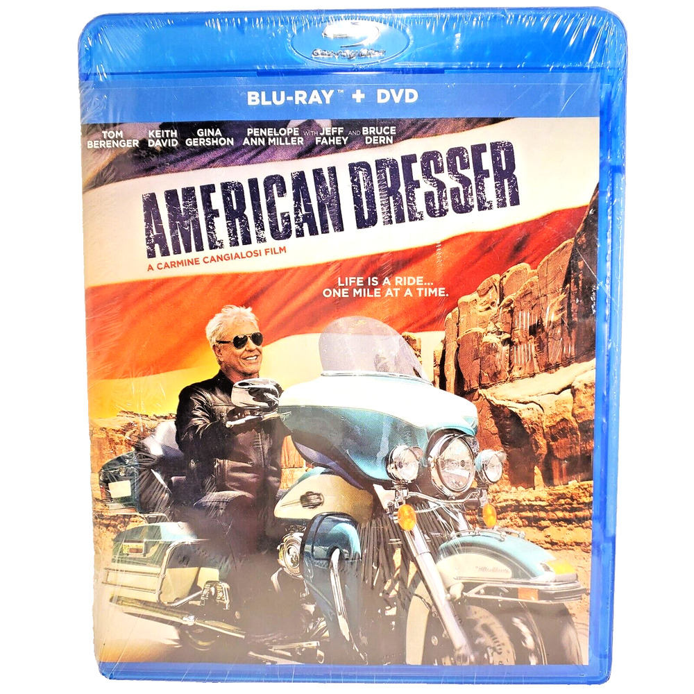 American Dresser Blu-Ray DVD Bucket List Motorcycle Harley Adventure Movie